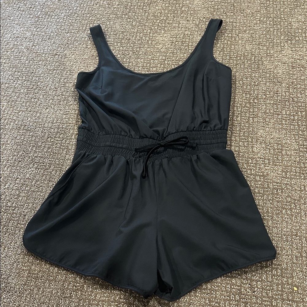 Abercrombie & Fitch Black Athletic Romper